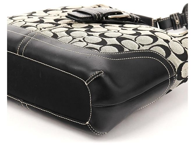 Coach Borsa a tracolla Signature Soho 6824 Grey Black - vista 9