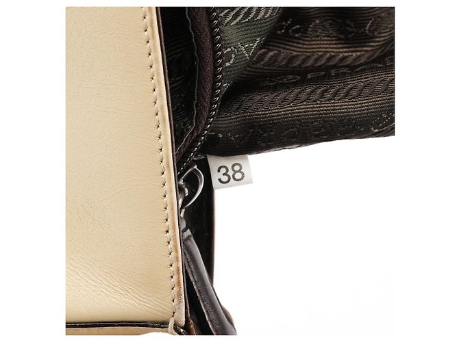 Prada Borsa a tracolla in pelle Vitello avorio Primavera 1999 - vista 11