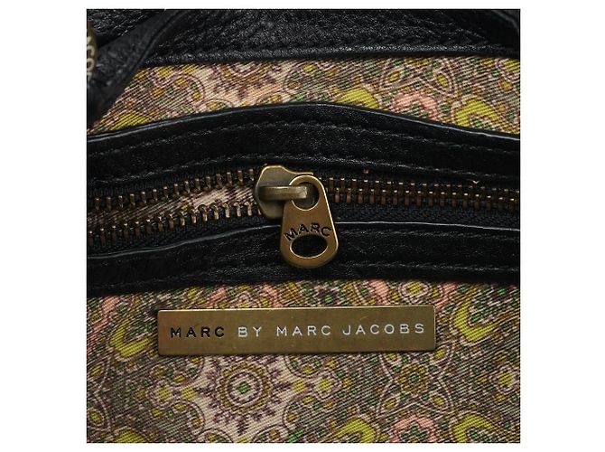 Marc by Marc Jacobs Borsa Tote in pelle nera con tasche - vista 10