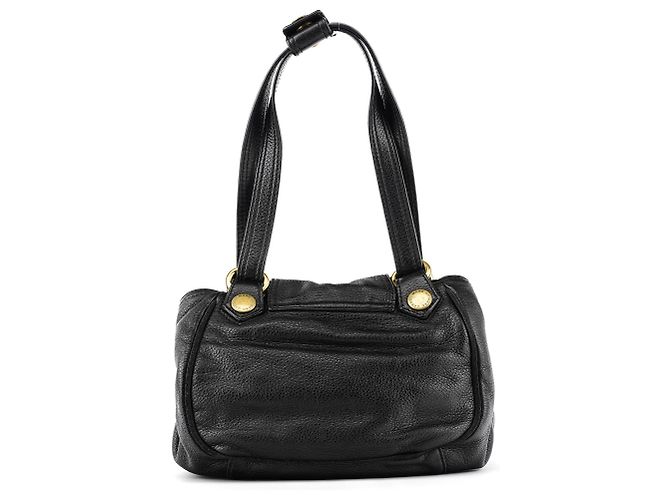 Marc by Marc Jacobs Borsa Tote in pelle nera con tasche - vista 3