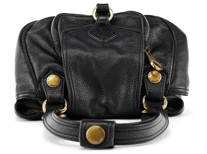Marc by Marc Jacobs Borsa Tote in pelle nera con tasche - vista 4