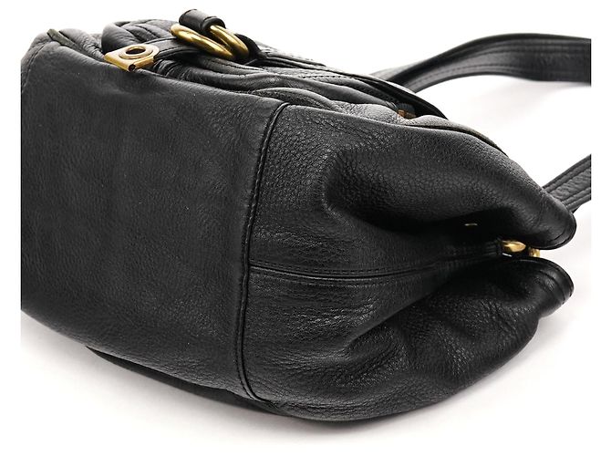 Marc by Marc Jacobs Borsa Tote in pelle nera con tasche - vista 7