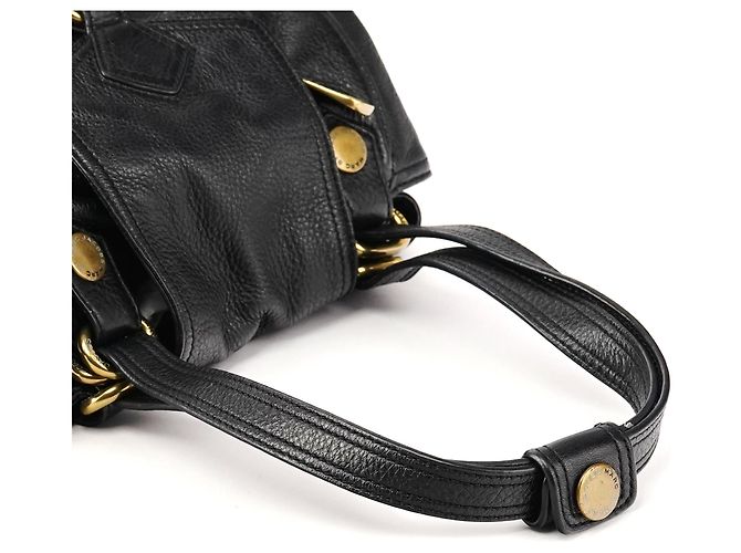 Marc by Marc Jacobs Borsa Tote in pelle nera con tasche - vista 8