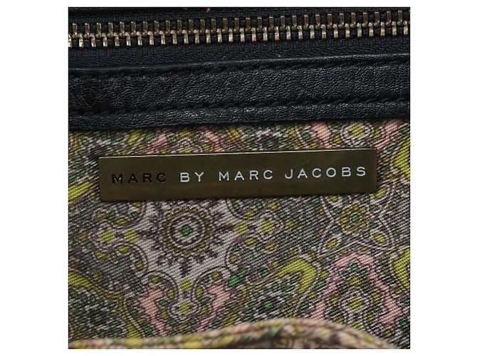 Marc by Marc Jacobs Borsa Tote in pelle nera con tasche - vista 9