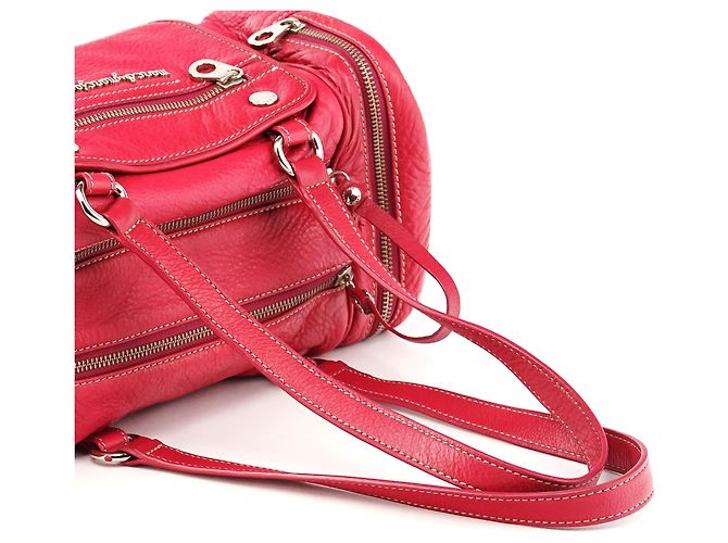 Marc by Marc Jacobs Borsa Tote per Fotocamera in Pelle Rosa Multi-tasche - vista 10
