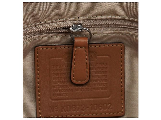 Coach 10602 Borsa a spalla Soho Signature Beige Tan - vista 12