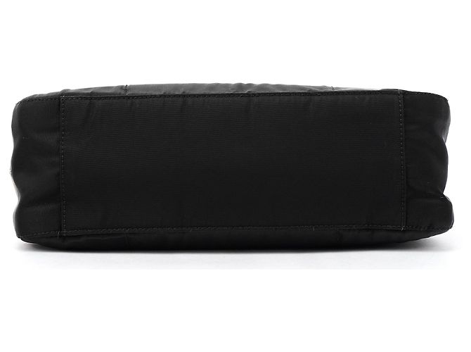 Prada Borsa a tracolla B8362 Black Tessuto Impuntu con catena in plastica - vista 4