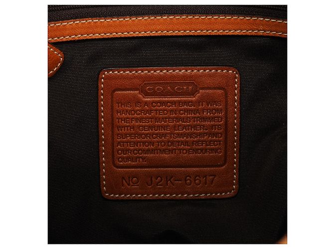Coach Borsa a tracolla Signature Canvas Beige Brown - vista 11