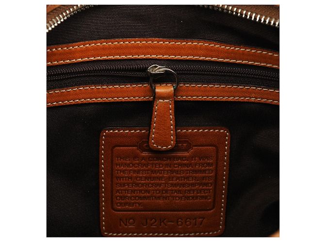 Coach Borsa a tracolla Signature Canvas Beige Brown - vista 12