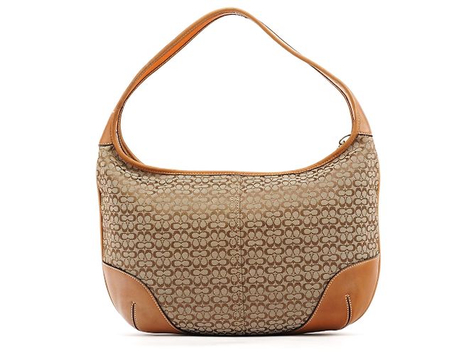 Coach Borsa a tracolla Signature Canvas Beige Brown - vista 3