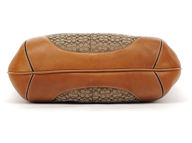 Coach Borsa a tracolla Signature Canvas Beige Brown - vista 5