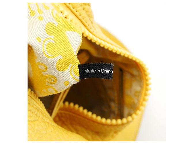 Marc Jacobs Borsa a tracolla con tasca in pelle gialla - vista 17