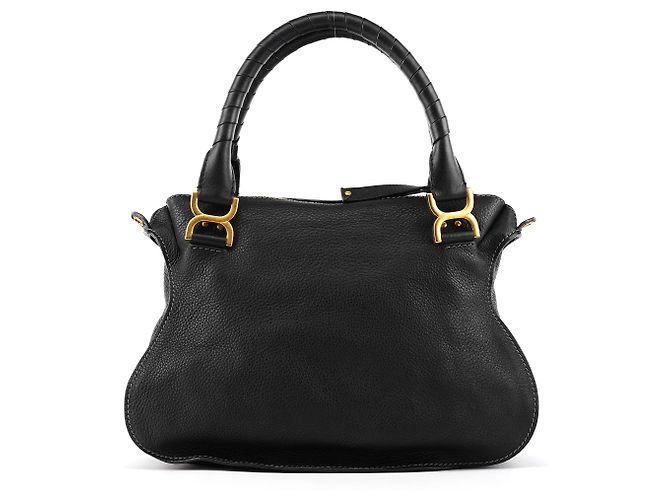 Chloé Borsa a tracolla 2-way Marcie in pelle nera - vista 3