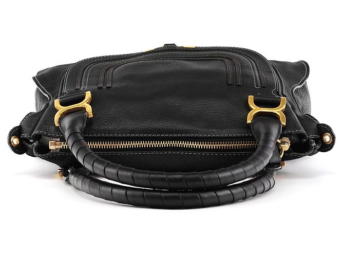 Chloé Borsa a tracolla 2-way Marcie in pelle nera - vista 4
