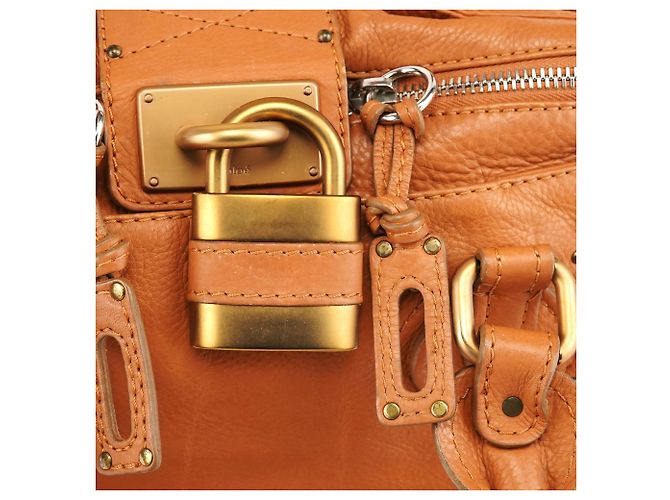 Chloé Borsa a tracolla Paddington in pelle marrone chiaro - vista 10