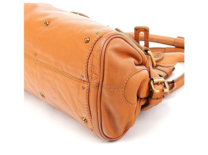 Chloé Borsa a tracolla Paddington in pelle marrone chiaro - vista 12