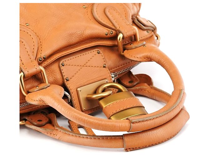 Chloé Borsa a tracolla Paddington in pelle marrone chiaro - vista 13