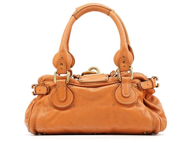 Chloé Borsa a tracolla Paddington in pelle marrone chiaro - vista 3