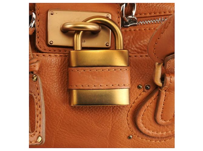 Chloé Borsa a tracolla Paddington in pelle marrone chiaro - vista 6