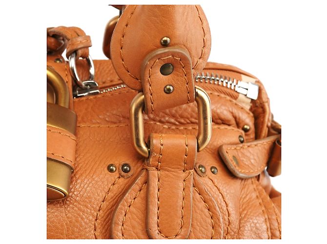 Chloé Borsa a tracolla Paddington in pelle marrone chiaro - vista 7
