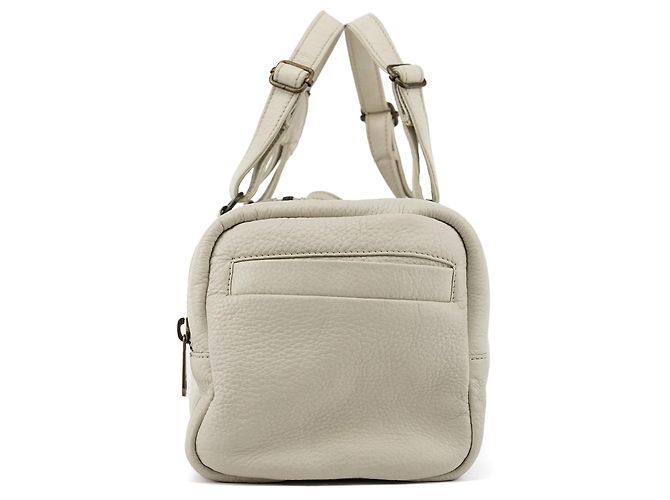 Marc Jacobs Borsa Boston Camera in pelle avorio - vista 2