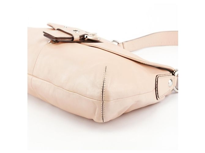 Coach Borsa a tracolla Soho in pelle beige F17217 - vista 10