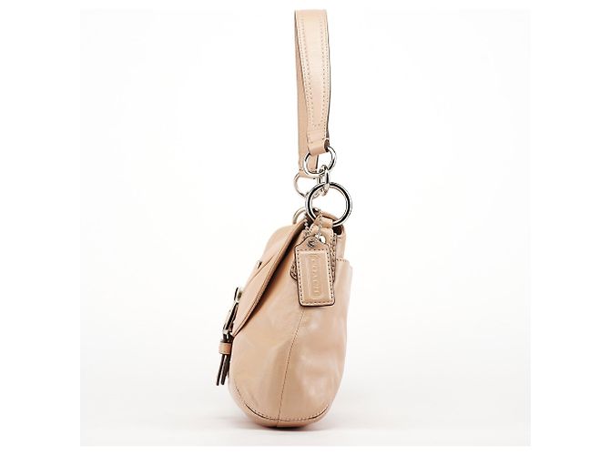 Coach Borsa a tracolla Soho in pelle beige F17217 - vista 2