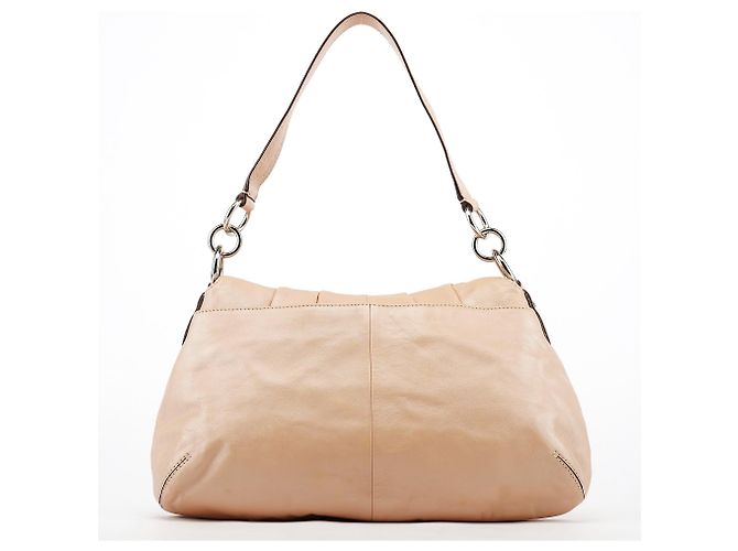 Coach Borsa a tracolla Soho in pelle beige F17217 - vista 3