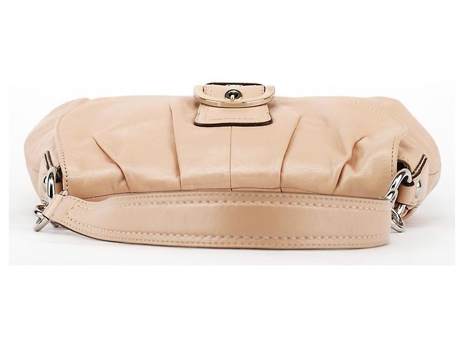 Coach Borsa a tracolla Soho in pelle beige F17217 - vista 4
