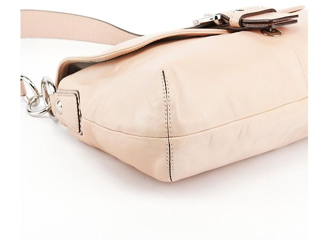 Coach Borsa a tracolla Soho in pelle beige F17217 - vista 9