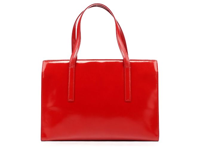 Prada Borsa Tote Sport 1995 Red Spazzolato - vista 3