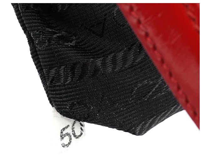 Prada Borsa Tote Sport 1995 Red Spazzolato - vista 6