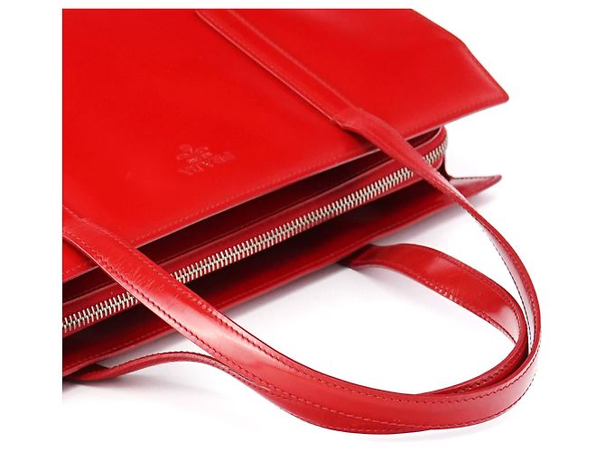 Prada Borsa Tote Sport 1995 Red Spazzolato - vista 9