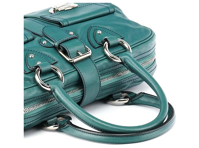Marc Jacobs Borsa Tote Venetia in pelle verde - vista 12