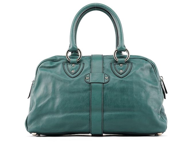 Marc Jacobs Borsa Tote Venetia in pelle verde - vista 3