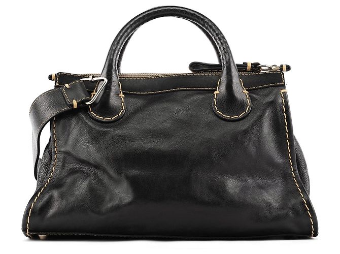 Chloé Borsa 2-Way Edith in pelle nera - vista 3