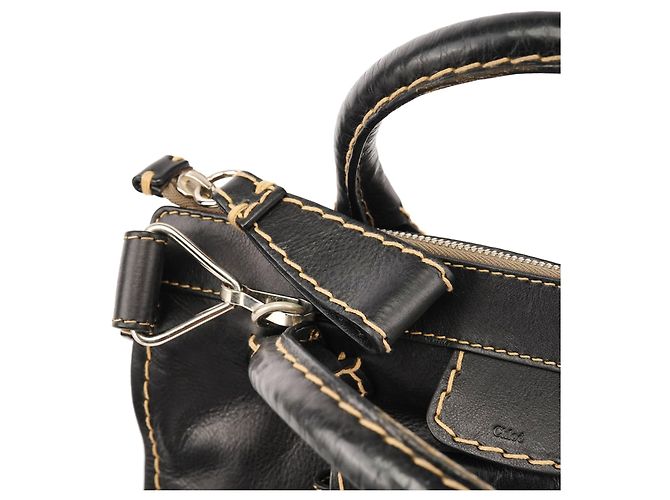 Chloé Borsa 2-Way Edith in pelle nera - vista 7