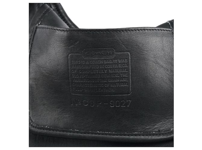 Coach Borsa a tracolla Ergo Mini in pelle nera 9027 - vista 8