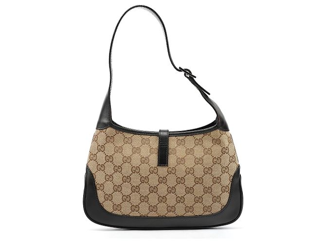 Gucci 001 3766 Borsa a tracolla GG Jackie Beige Brown - vista 3