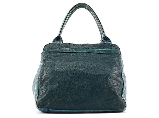 Borsa Chloé Bay in pelle color teal - vista 3