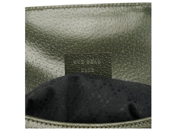 Gucci 002 8260 Borsa Tote Diana Bamboo in pelle verde - vista 12