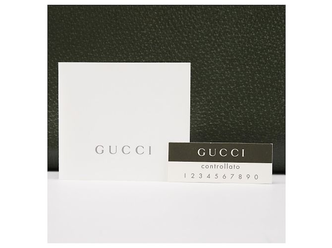 Gucci 002 8260 Borsa Tote Diana Bamboo in pelle verde - vista 13