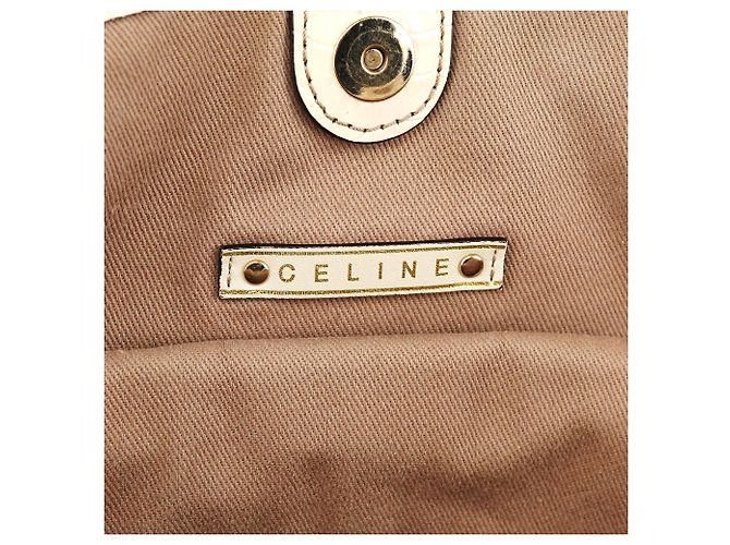 Céline Borsa a tracolla Bittersweet Macadam Beige Ivory - vista 11