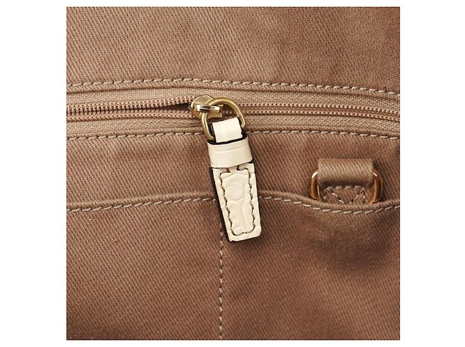 Céline Borsa a tracolla Bittersweet Macadam Beige Ivory - vista 12