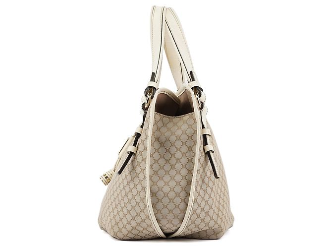 Céline Borsa a tracolla Bittersweet Macadam Beige Ivory - vista 2
