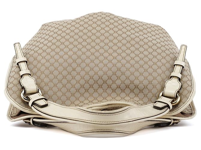 Céline Borsa a tracolla Bittersweet Macadam Beige Ivory - vista 4