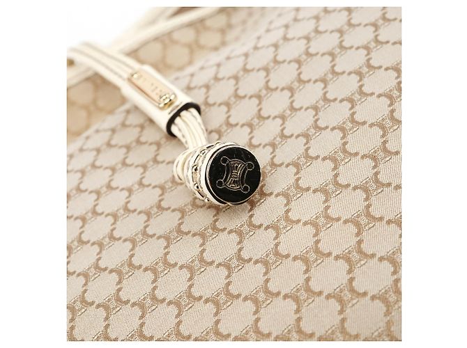 Céline Borsa a tracolla Bittersweet Macadam Beige Ivory - vista 7