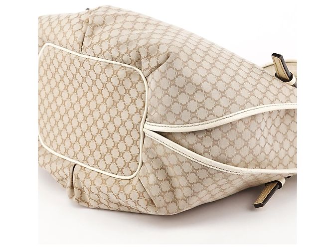 Céline Borsa a tracolla Bittersweet Macadam Beige Ivory - vista 9