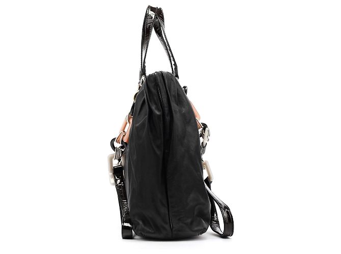 Dolce & Gabbana Borsa Tote Balloon 2-Way in pelle nera - vista 2