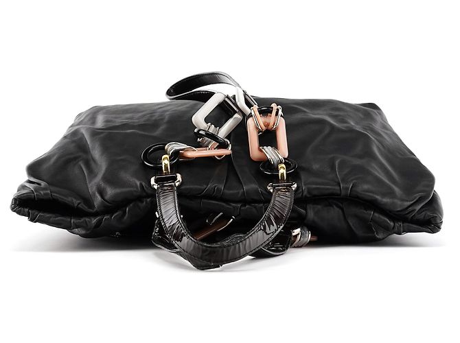 Dolce & Gabbana Borsa Tote Balloon 2-Way in pelle nera - vista 4